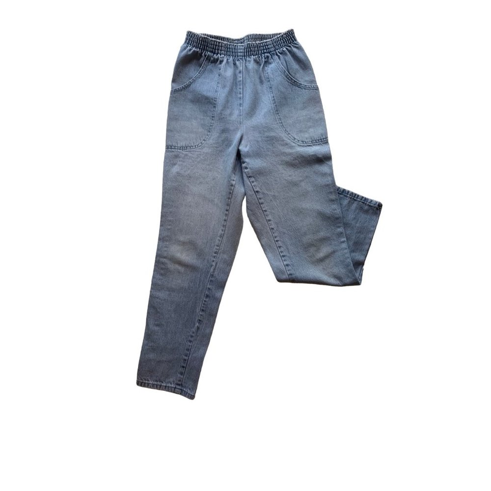 Classic Blues Vintage Lt. Wash elastic banded Jeans Size:8S